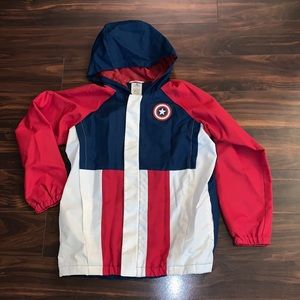 Boys Disney Marvel Captain America Jacket (9/10)